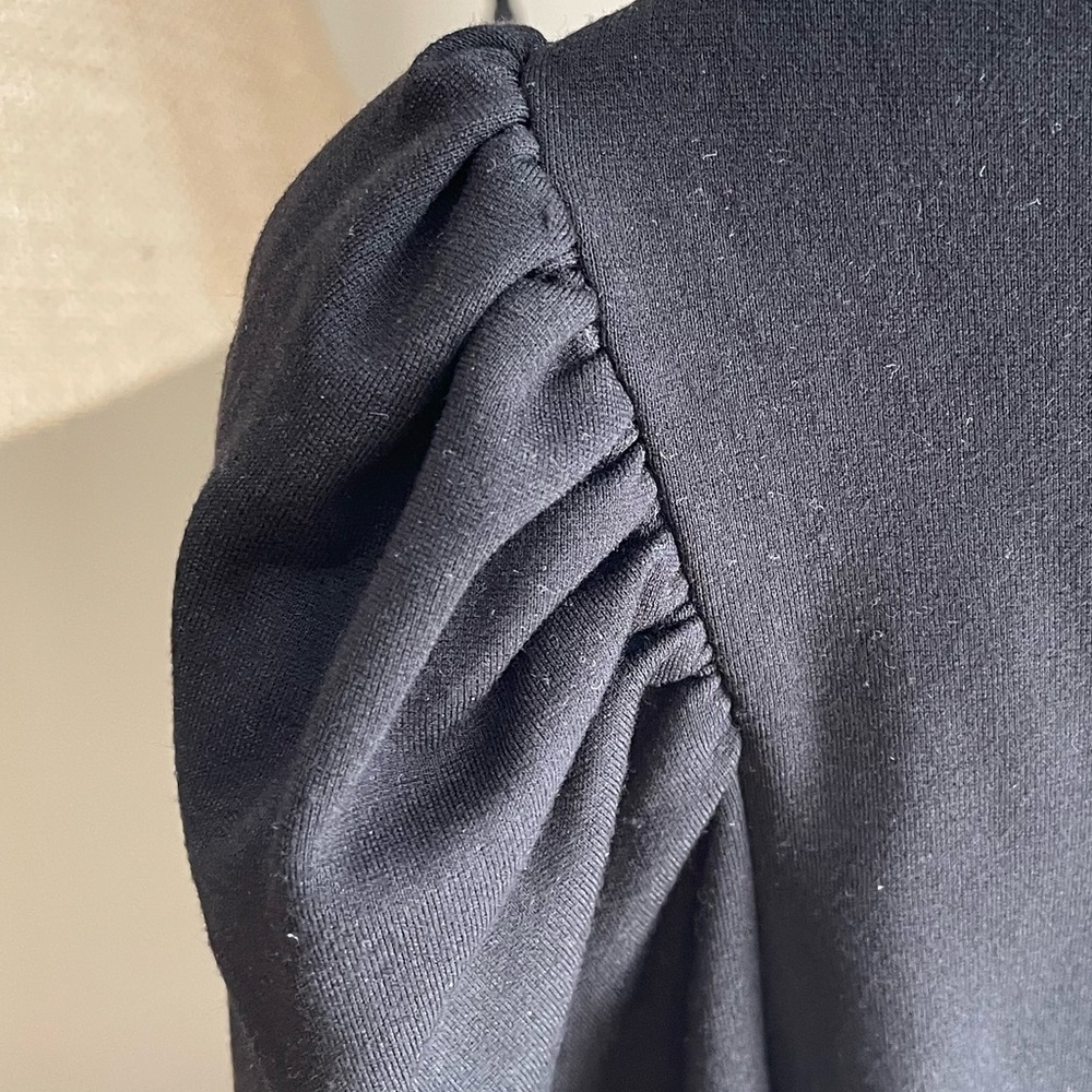 H&M Black Puff Sleeve Bodysuit - Picture 3 of 5